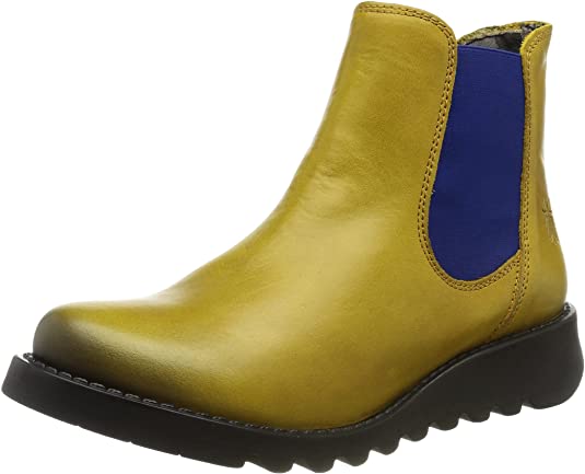 Fly London Salv Boot Mustard  Blue
