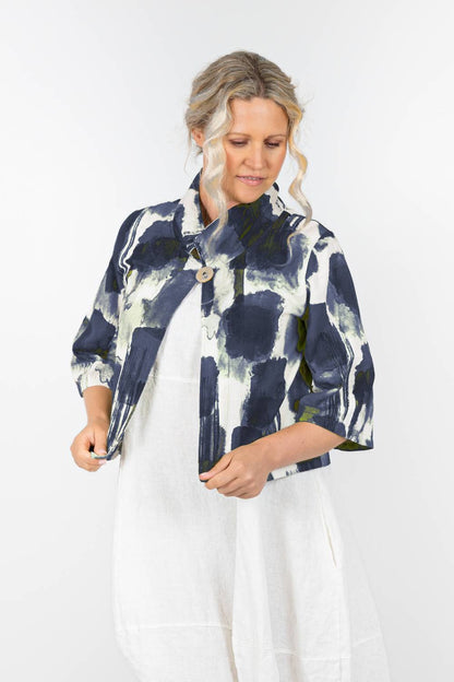Printed Linen 7216 Jacket