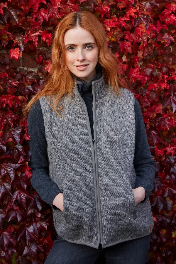 Pachamama Classic Bodywarmer Grey Blue