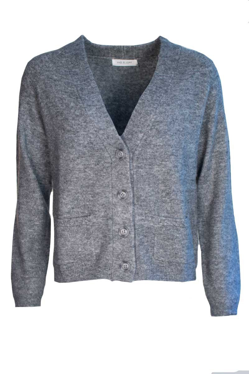 Indi & Cold Chaqueta Cardigan Grey