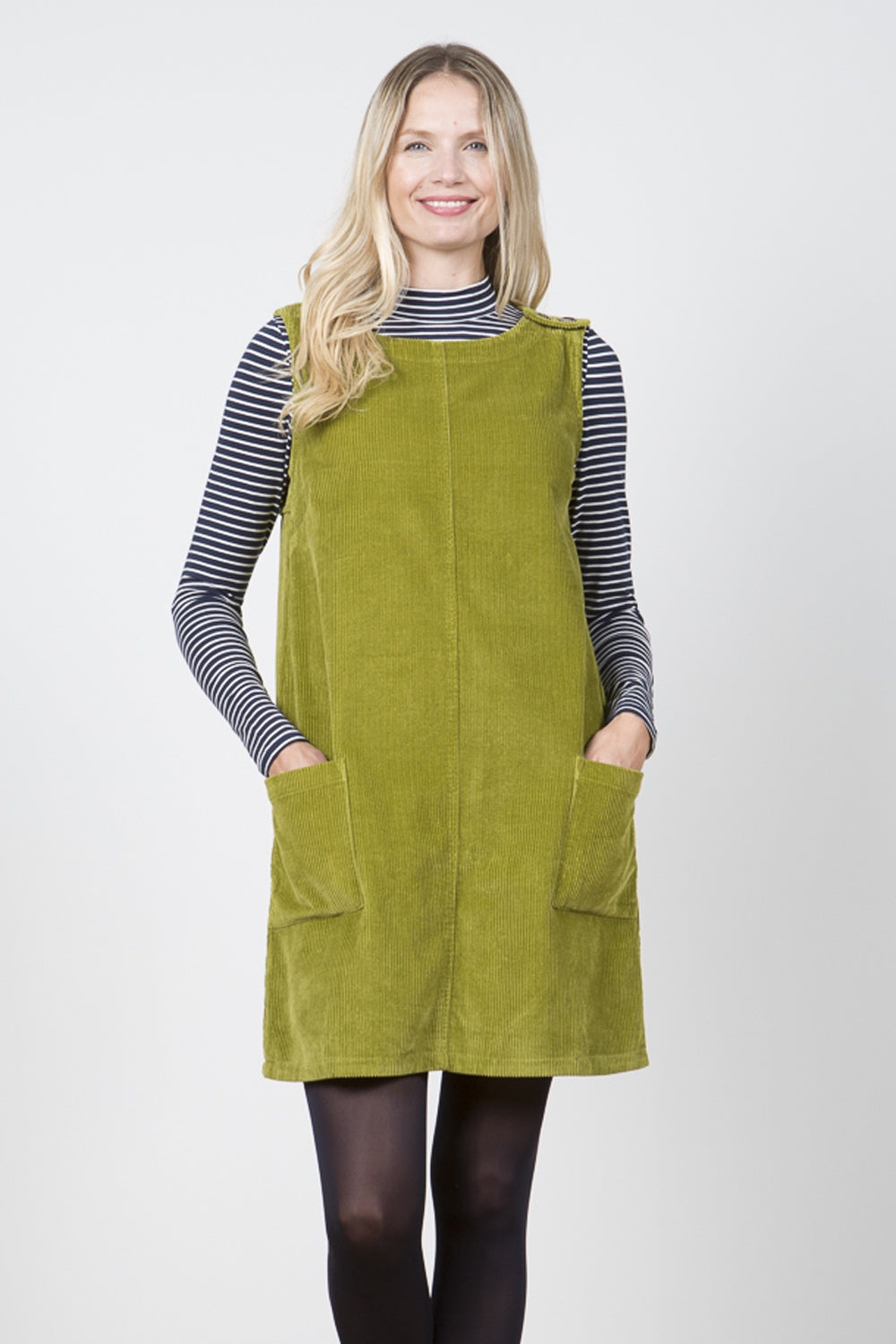 Lily and Me Stevie Dress Winter Lime