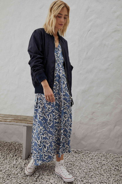 Smith & Soul Sky Print Maxi Dress Blue Blue