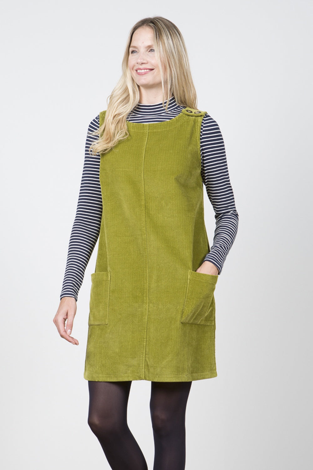 Lily and Me Stevie Dress Winter Lime