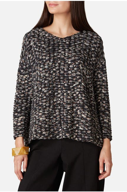 Sahara Wave Dot Jersey Top