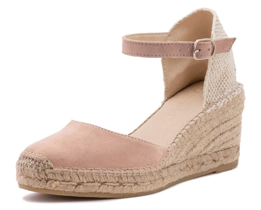 Natural World Tira Wedge Sandal Cuerda Beige