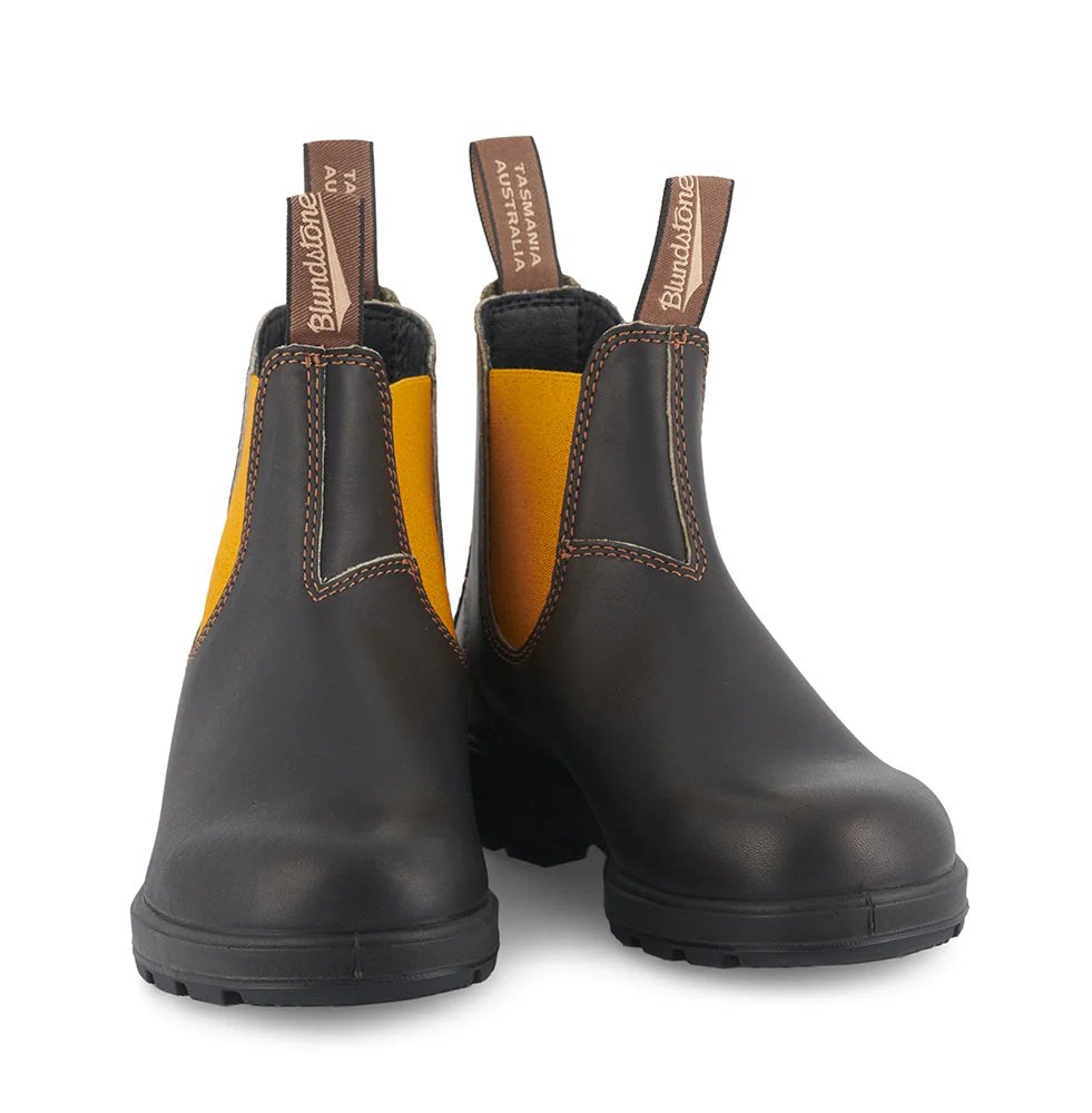 Blundstone 1919 Brown and Mustard Leather Boots