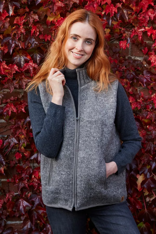 Pachamama Classic Bodywarmer Grey Blue