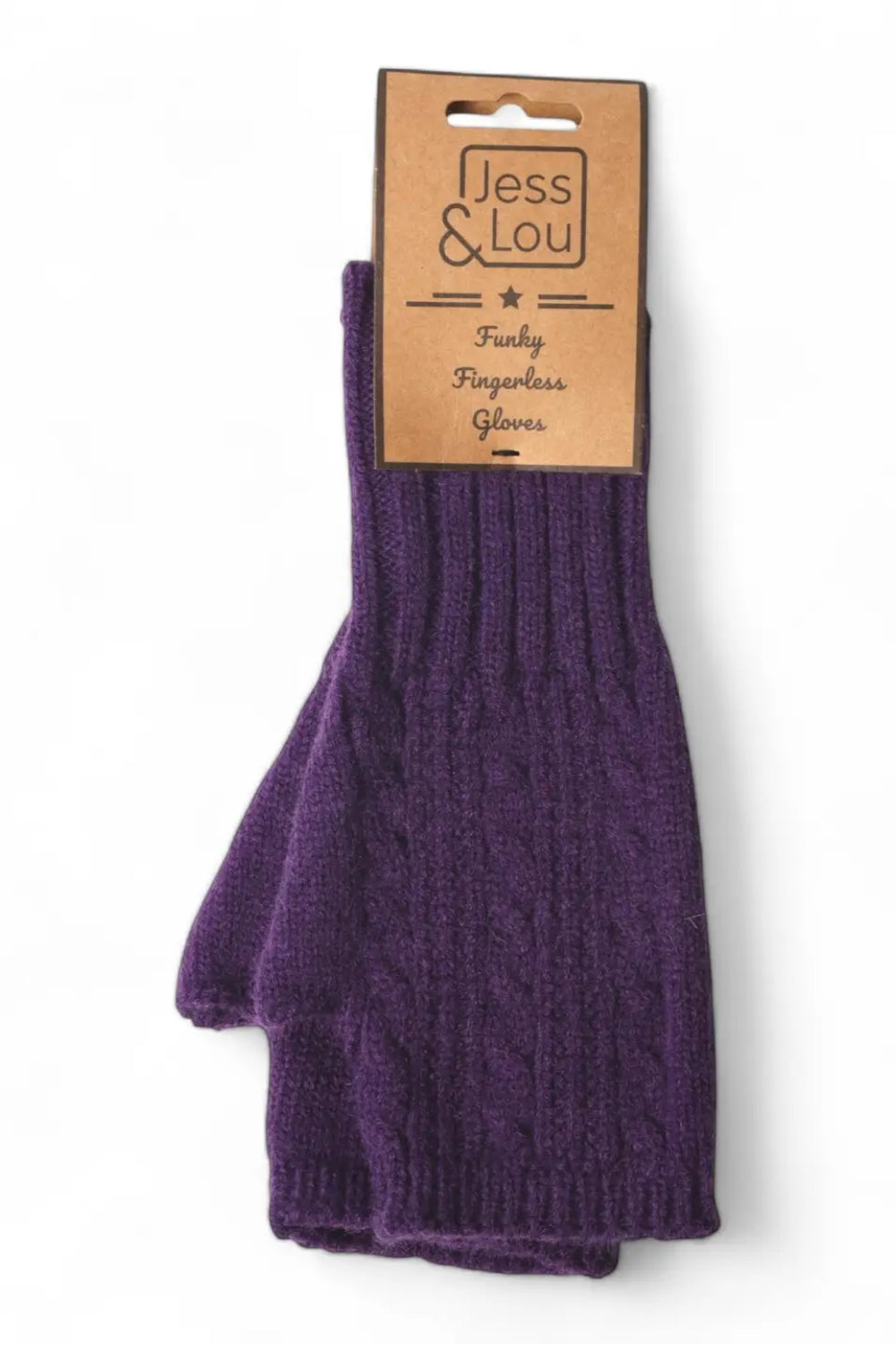 Cosy Cable Knit Fingerless Gloves