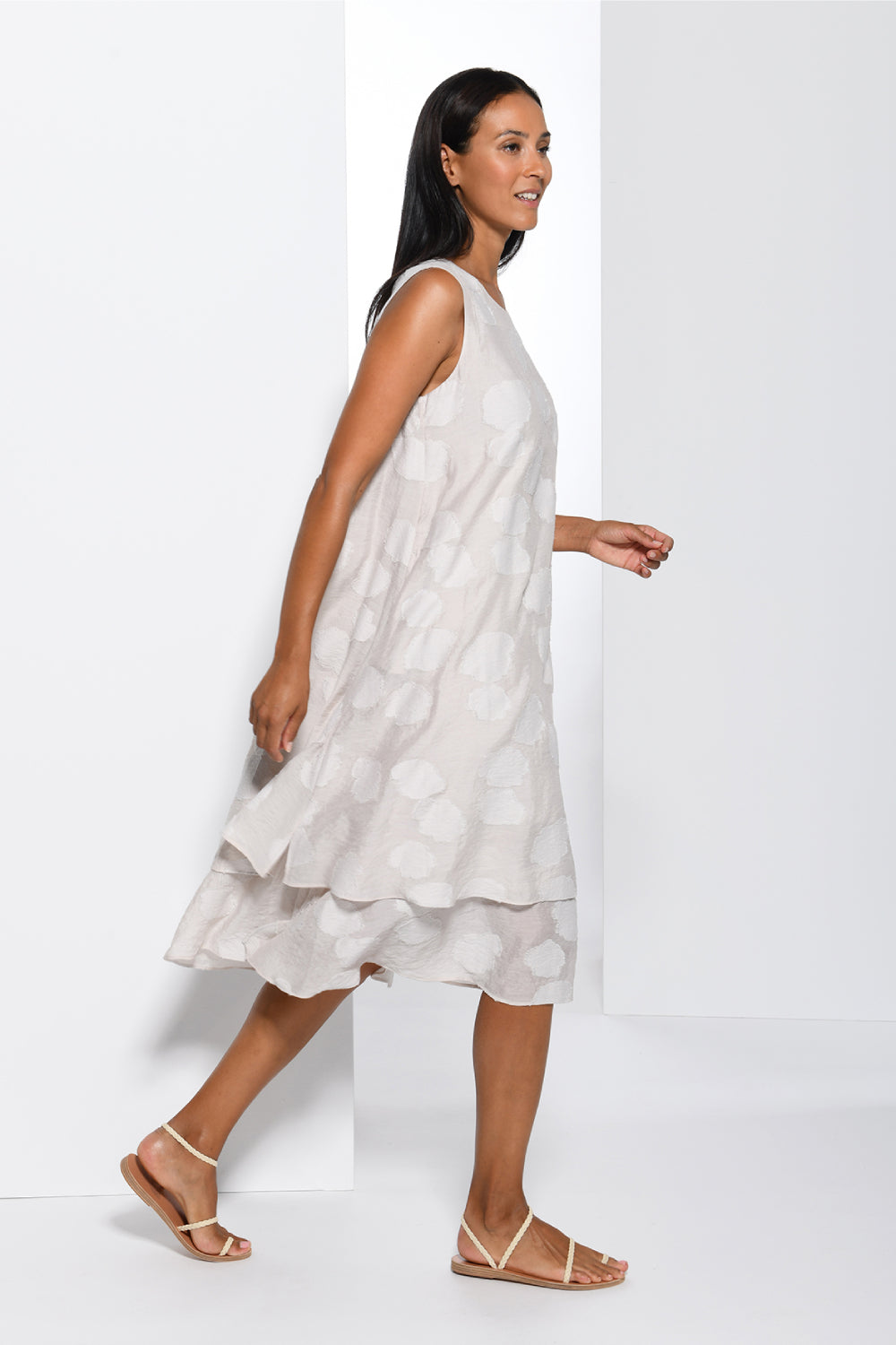 Double Layer Floral Dress