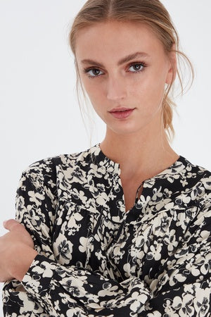 Ichi Anke Dress Black