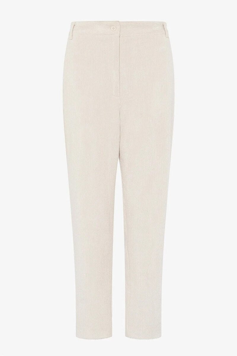 Great Plains Spectrum Cord Slim Leg Trousers White