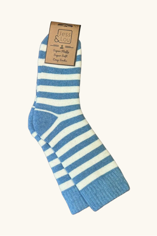 Stripe Cosy Socks
