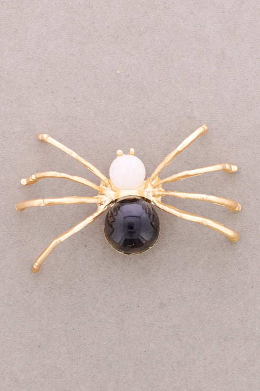 Metal Spider Brooch