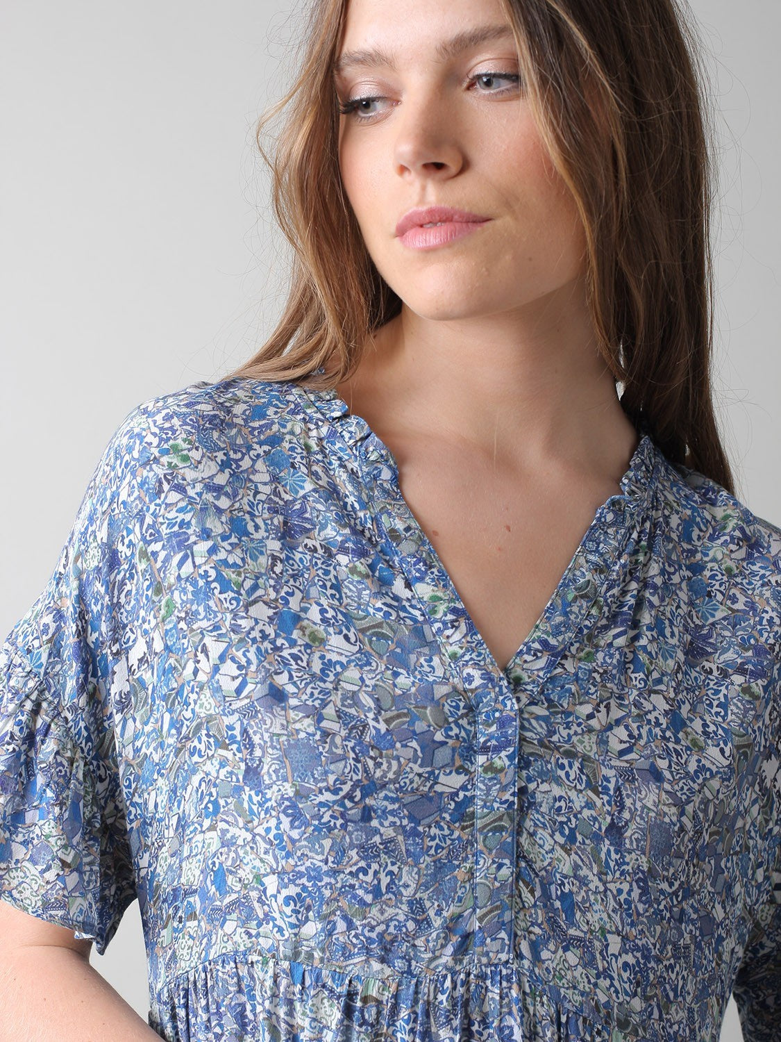 Indi & Cold Azul Klein Dress Blue