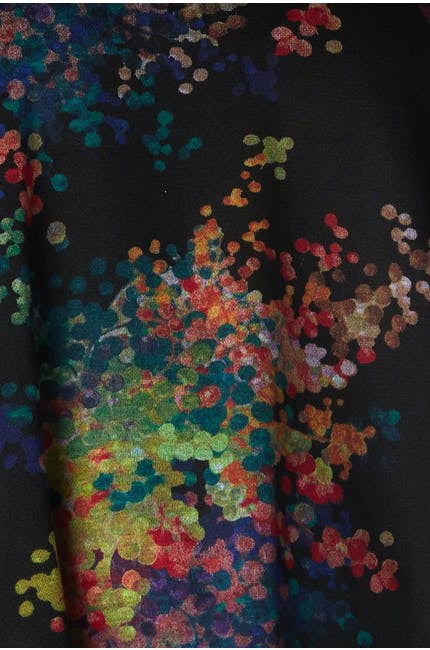 Sahara Colourful Spot Jersey Dress Black