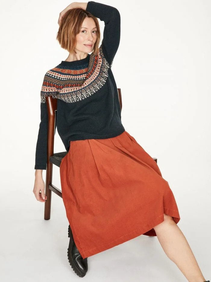 Thought Hiram Skirt Spiced Orange