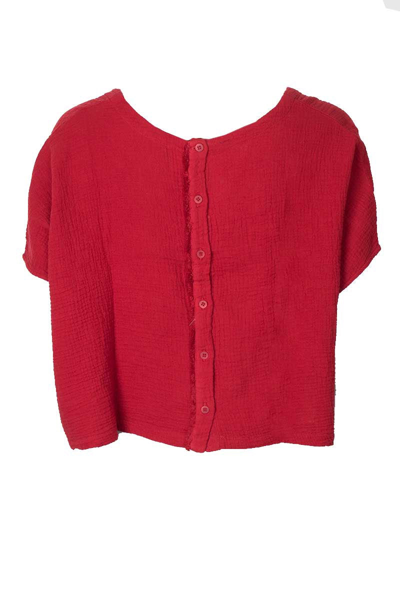 Mes Soeurs et Moi Castor Top Cerise