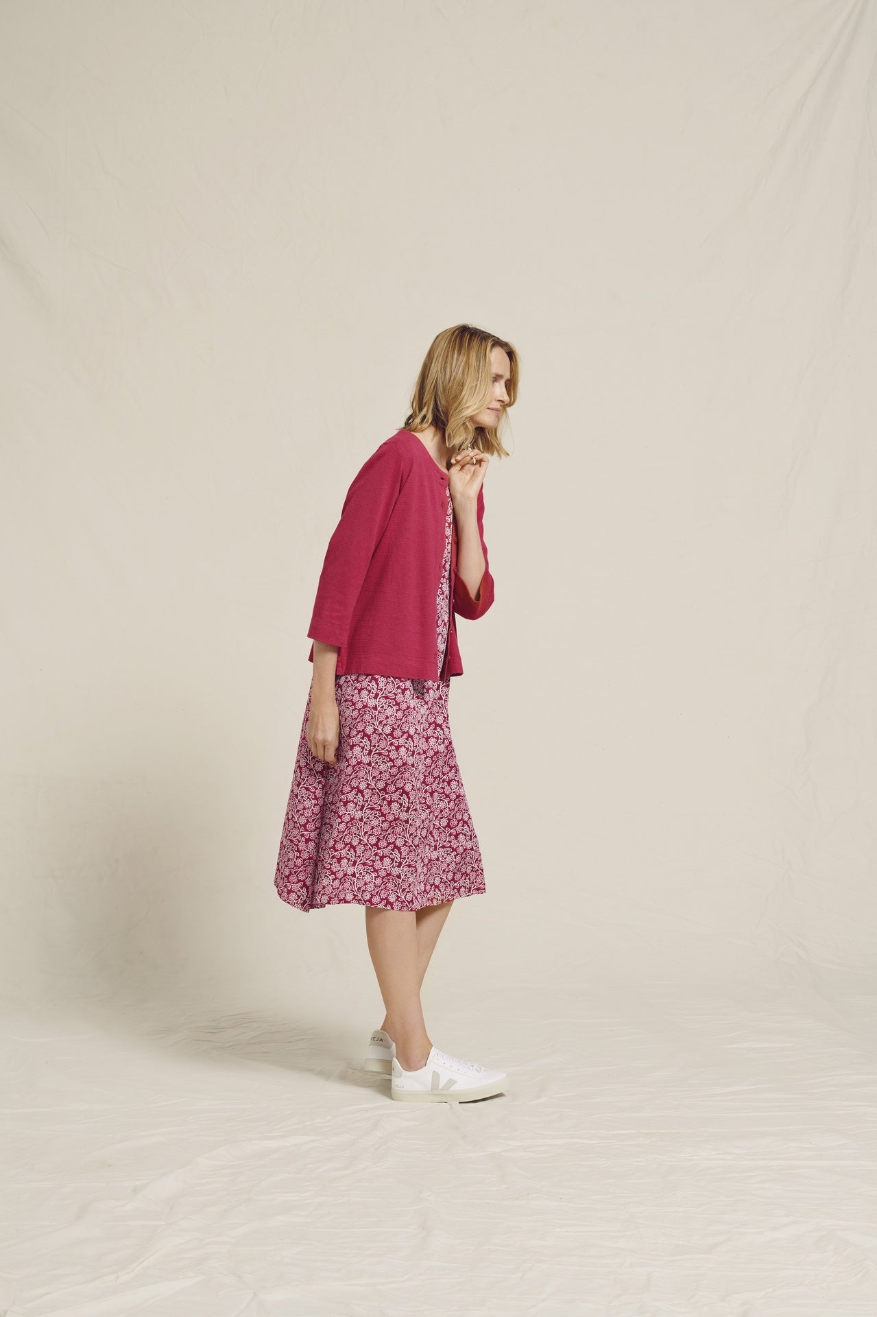 Two Danes Hilda Cardigan Berry