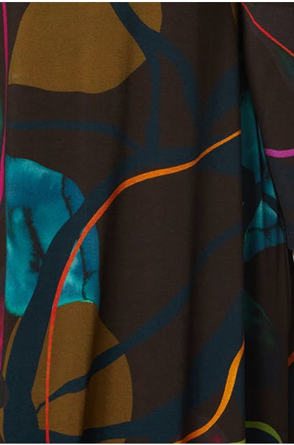 Sahara Abstract Petal Print Dress