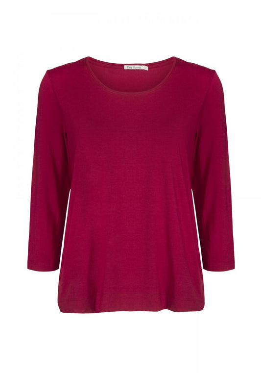 Two Danes Bette T-shirt Red Rose