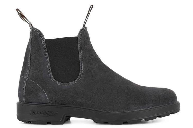 Blundstone Steel Grey 1910 Waxed Suede Boot
