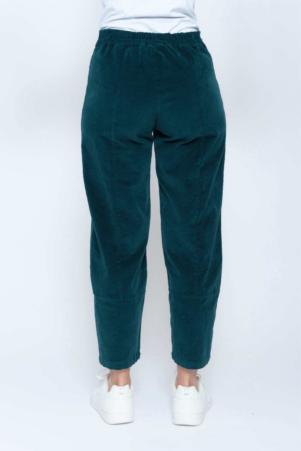 Cord Classic Flat Front Bubble Trousers