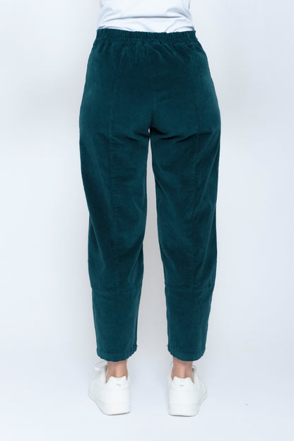 Cord Classic Flat Front Bubble Trousers