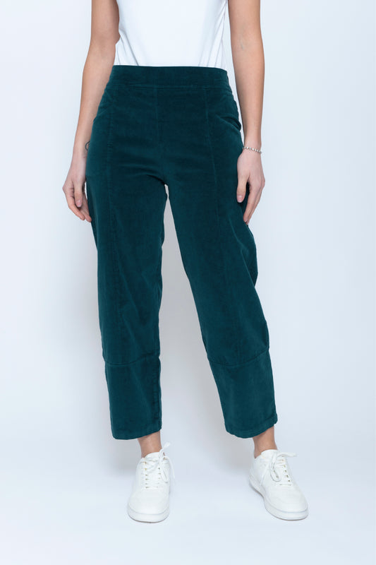 Cord Classic Flat Front Bubble Trousers