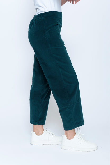 Cord Classic Flat Front Bubble Trousers