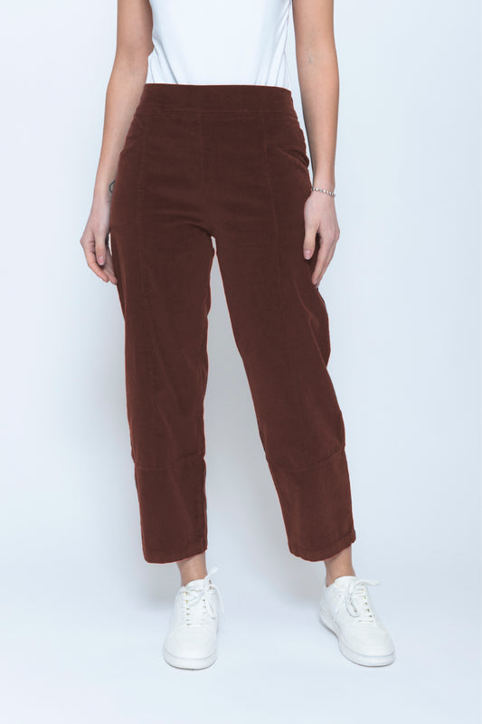 Cord Classic Flat Front Bubble Trousers