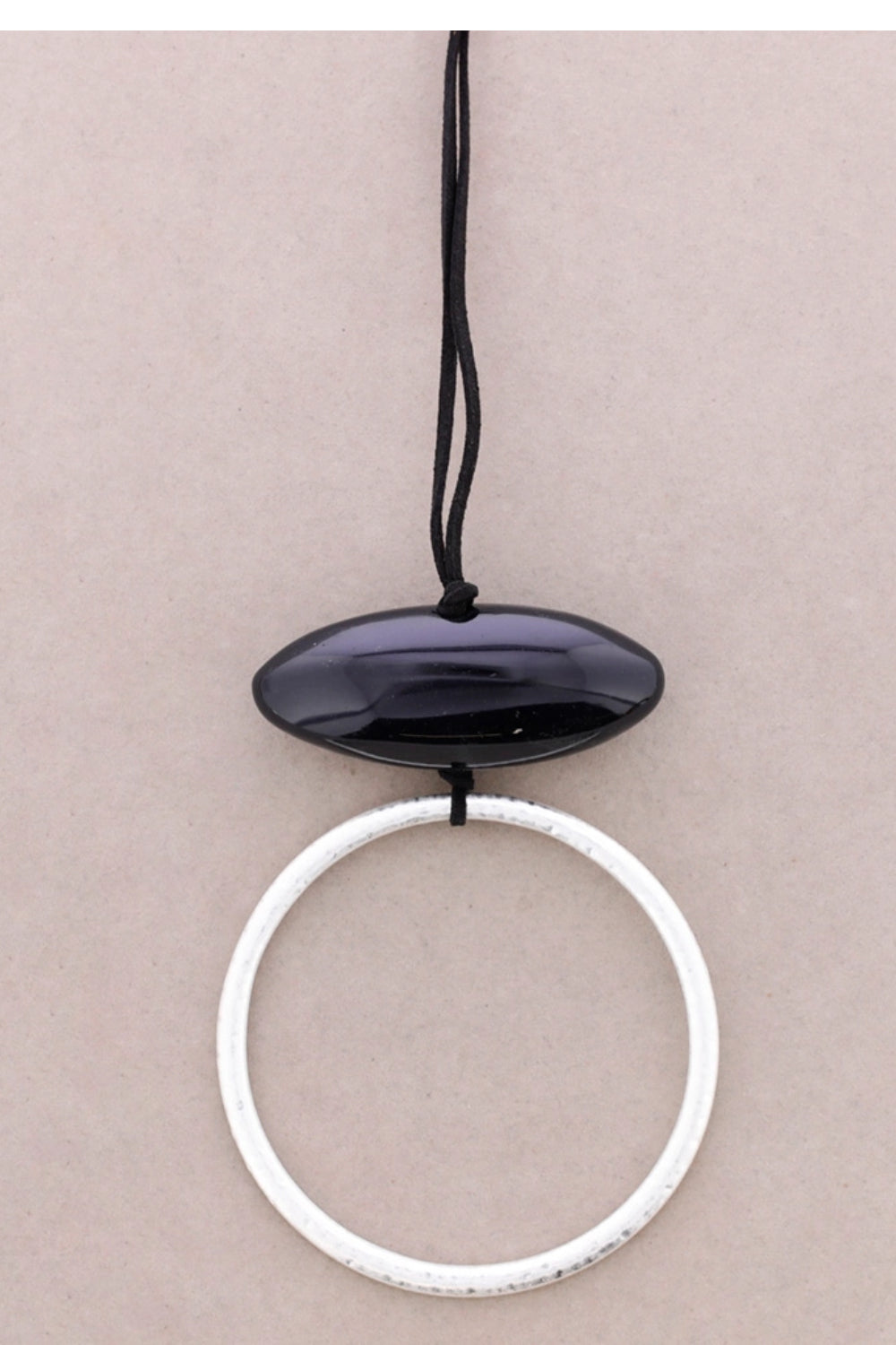 Large Statement Ring Necklace
