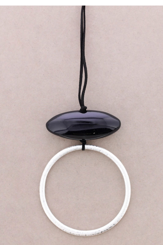 Large Statement Ring Necklace