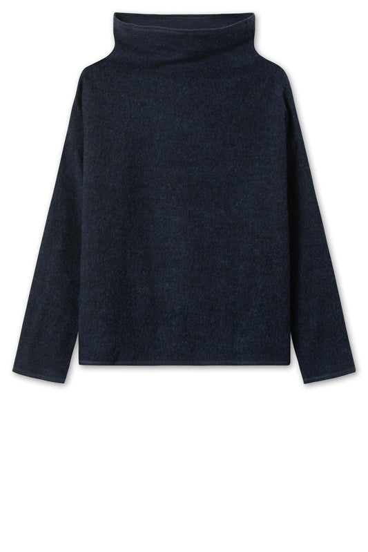 By Basics Reversible Merino Top Midnight Blue