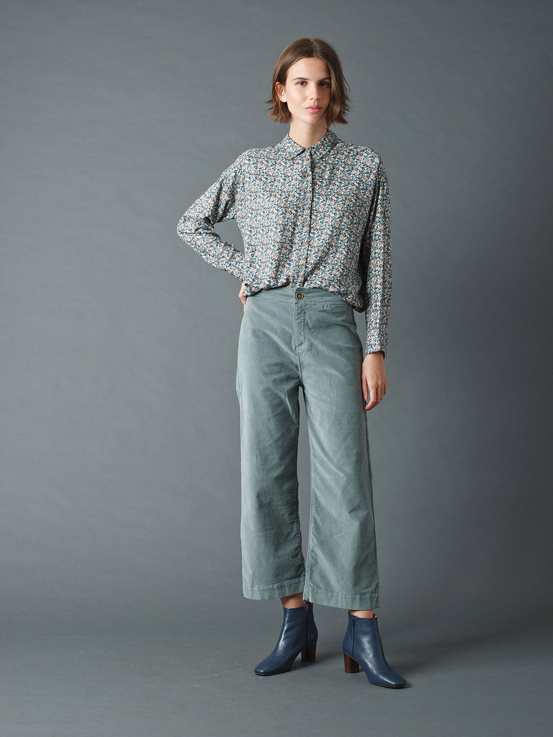Indi & Cold Sienna Shirt Aquamarine
