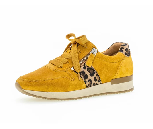 Gabor Shoes Lulea Trainer Mustard