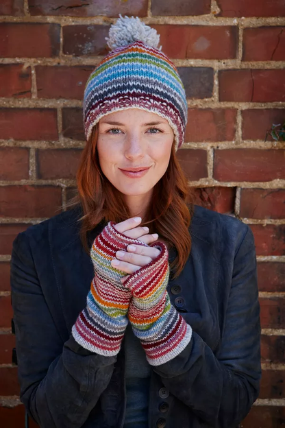 Pachamama Hoxton Stripe Wristwarmers 