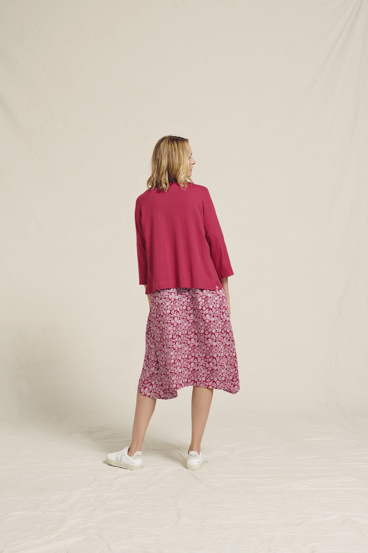Two Danes Hilda Cardigan Berry