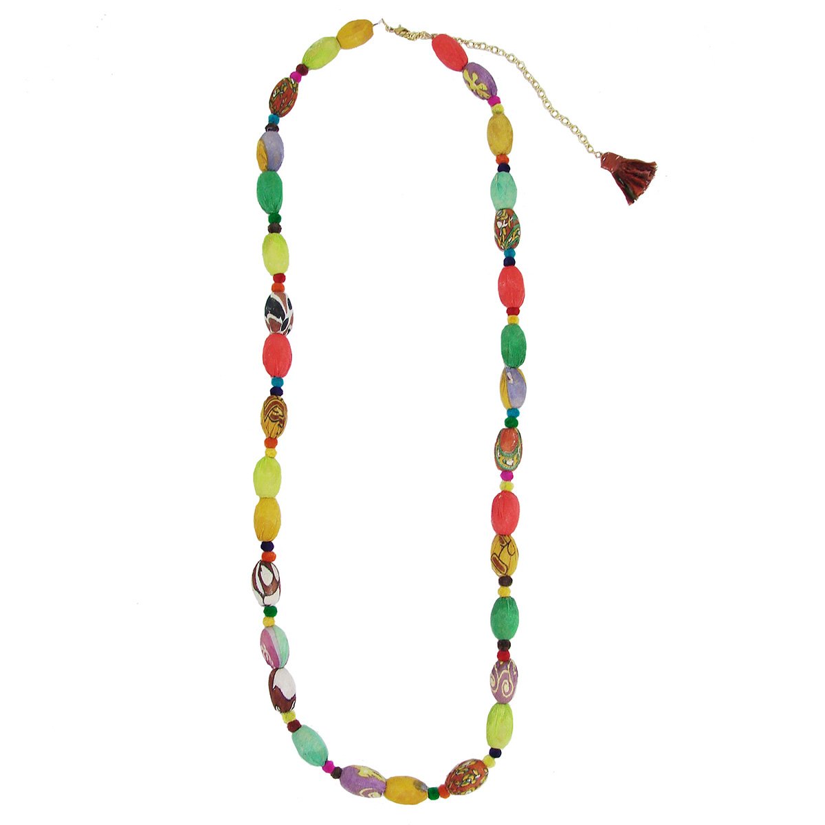 Just Trade Kantha Kaleidascope Necklace
