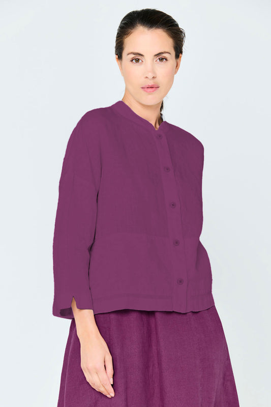 Mes Soeurs et Moi Aigrette Shirt Aubergine