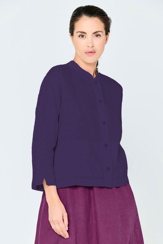 Mes Soeurs et Moi Aigrette Shirt Aubergine