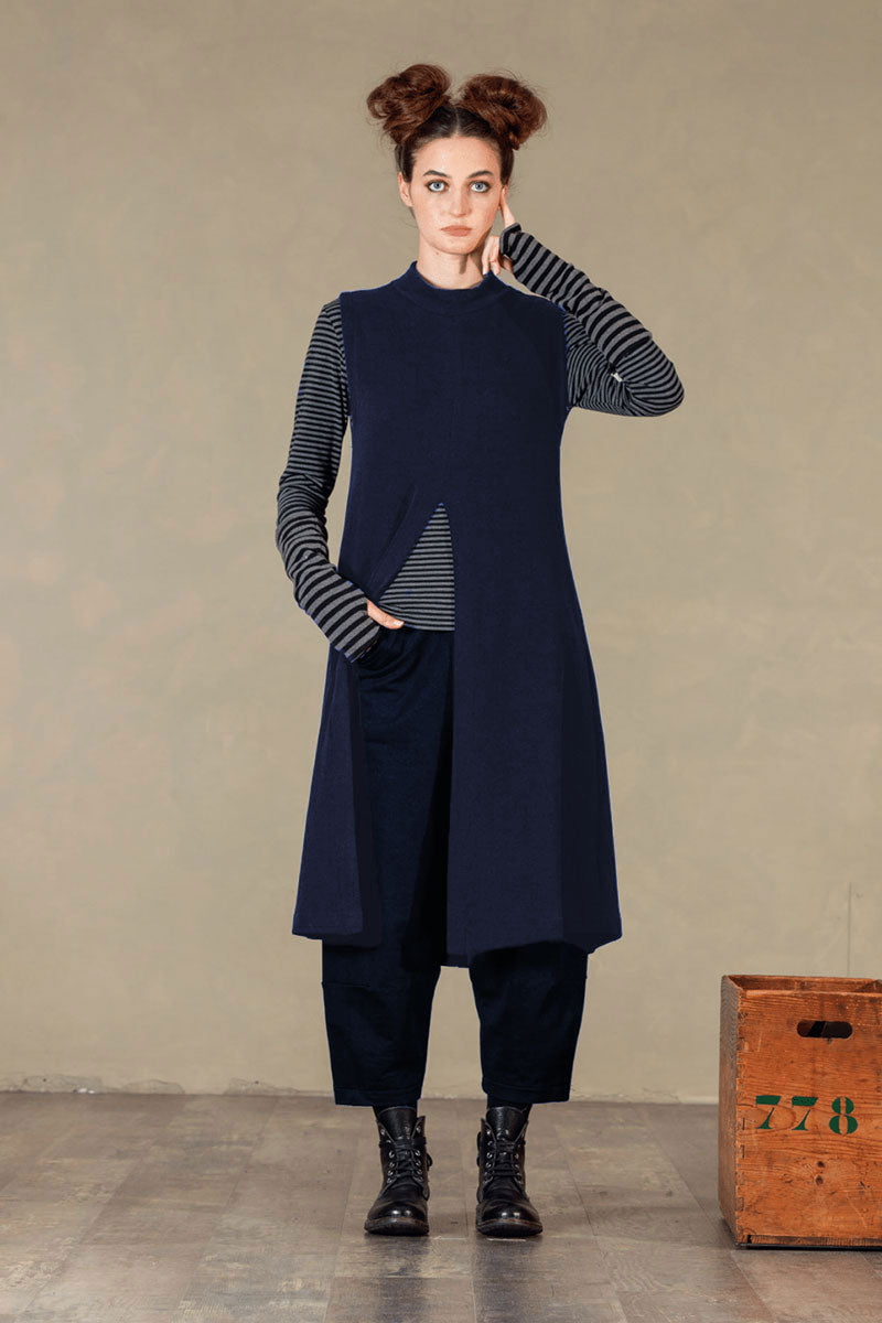 Mama B Annie Gilet Laguna Blue