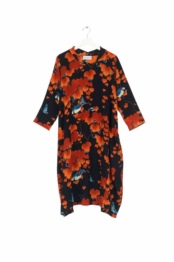 One Hundred Stars Asymetric Dress Acer Black 