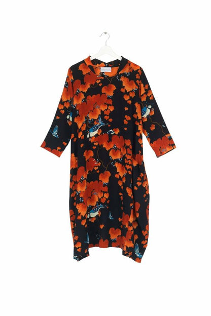 One Hundred Stars Asymetric Dress Acer Black 