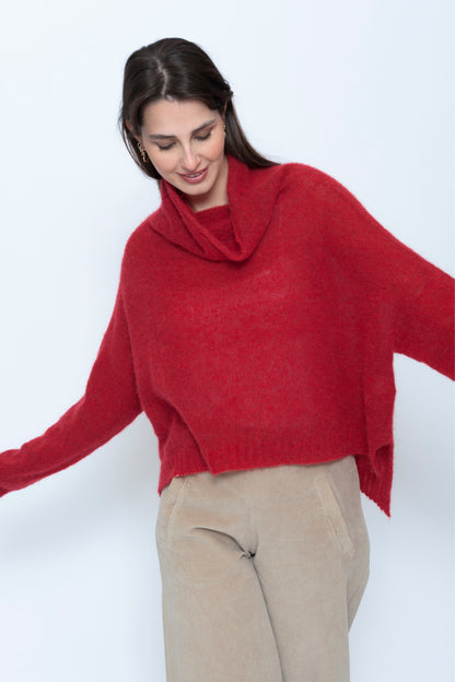 Turtle Neck Alpaca Jumper