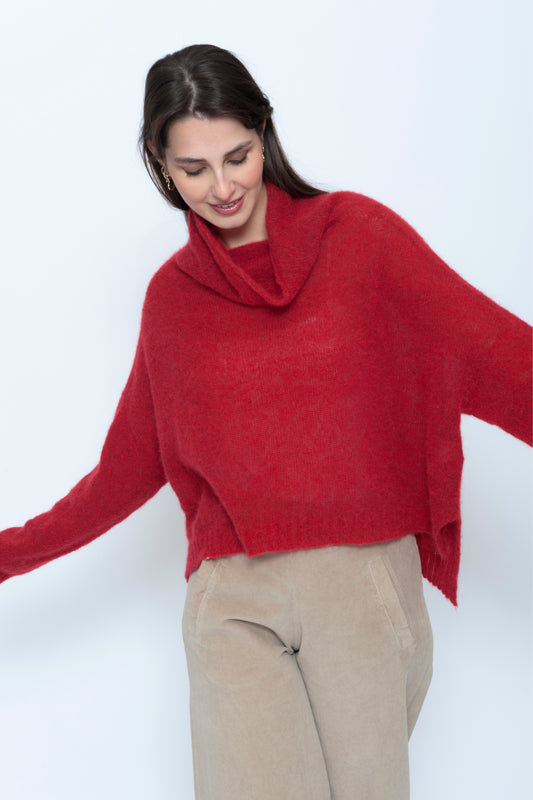 Turtle Neck Alpaca Jumper