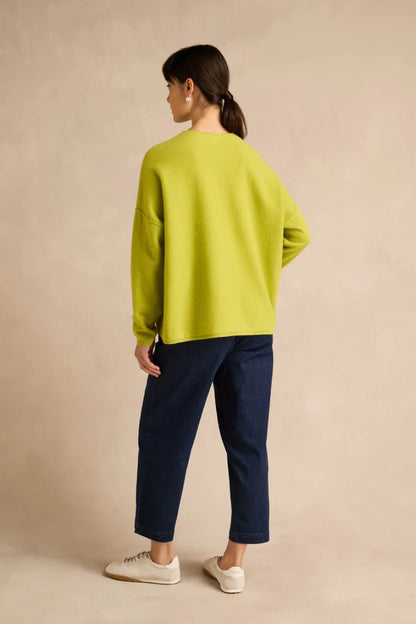 Straight Leg Stretch Denim Trousers
