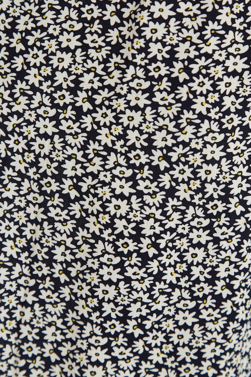Louche Minerva Dazzler Print Midi Tea Dress Black
