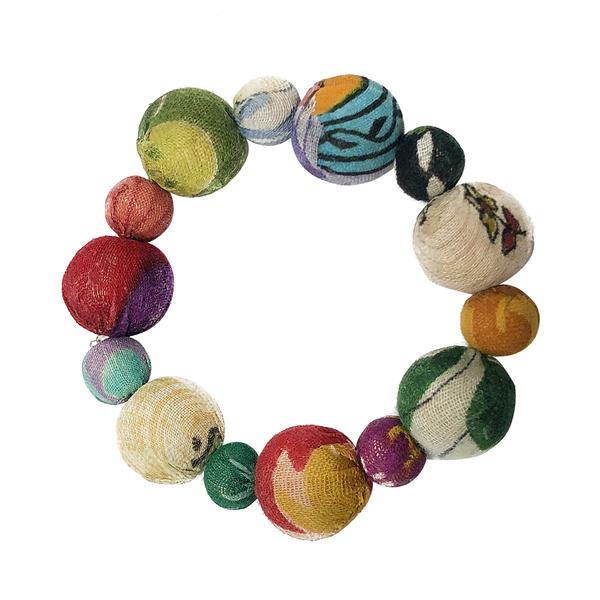 Just Trade Betty Bauble Kantha Bracelet