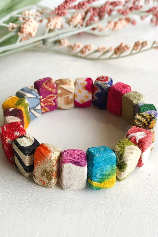 Just Trade Kantha Block Bracelet