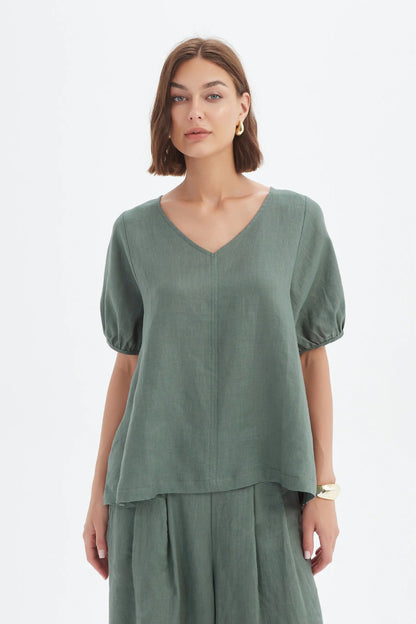 Bishop Sleeve Top